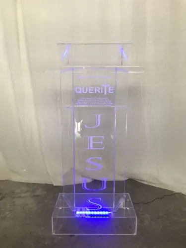 Púlpito de acrílico  2 
