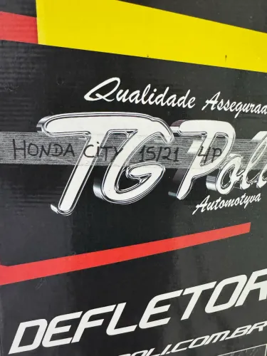 Calha de chuva tg poli para Honda Cyti 15/21 na promoção só 160,00