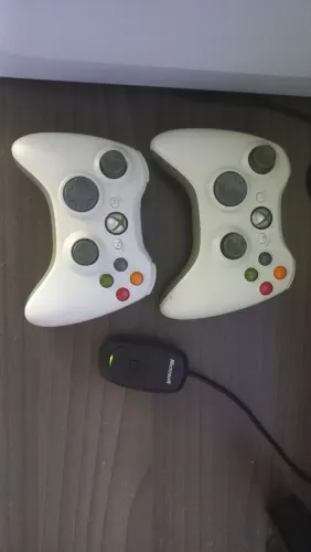 Controles Xbox 360 Original sem fio + receptor PC