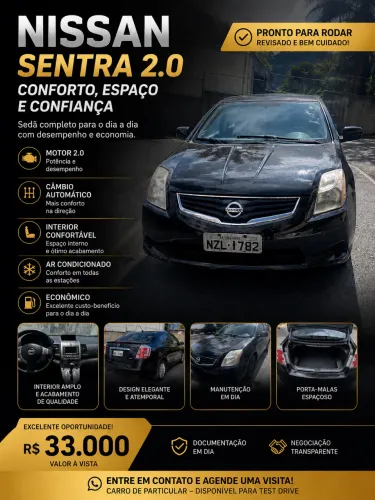 Nissan Sentra 2.0/ 2.0 Flex Fuel 16V Aut. 2012