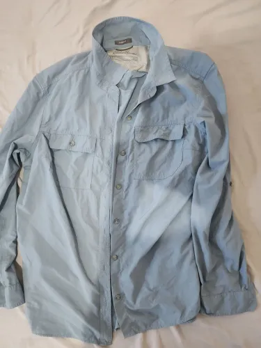 Camisa feminina eddie bauer G clássico fit