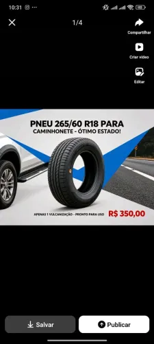 ? Pneu para caminhonete 265/60 R18