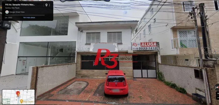Casa, 500 m² - venda por R$ 6.000.000,00 ou aluguel por R$ 16.500,00/mês - Marapé - Santos