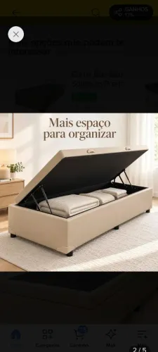 Box Baú Solteiro Novo!