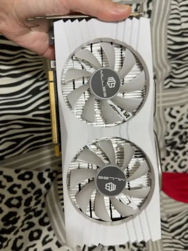 Placa de vídeo RX580 8Gb MLLSE Branca