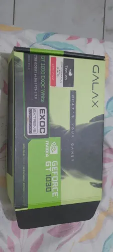 Placa de vídeo modelo GT 1030 EXOC White da Galax