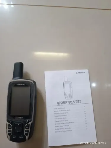 Gps Portátil Garmin Gpsmap 64sx Preto 