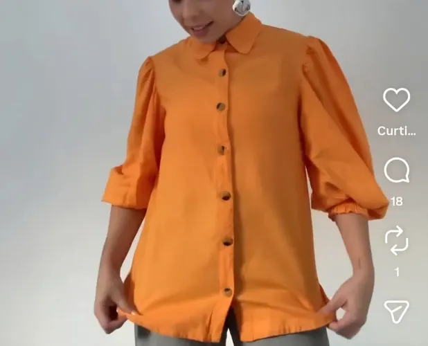 Blusa em puro linho Farm G