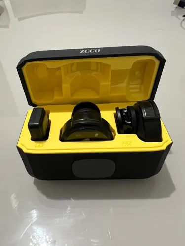 ZCCO J6 Microfone de Lapela Sem Fio Magnético Redução de Ruído