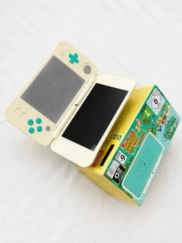 New Nintendo 2DS XL Animal Crossing Edition - Nunca Usado + Caixa Completa