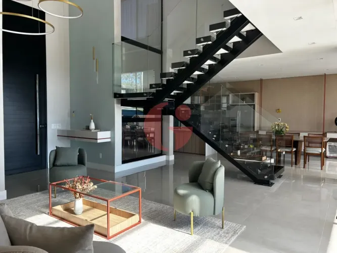 Casa ampla e moderna com 4 quartos e 2 suítes - 317m² com vista permanente no Recanto Sant