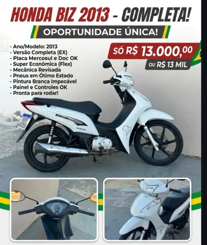 Vende-se Biz 125 EX / EX Flex 2013