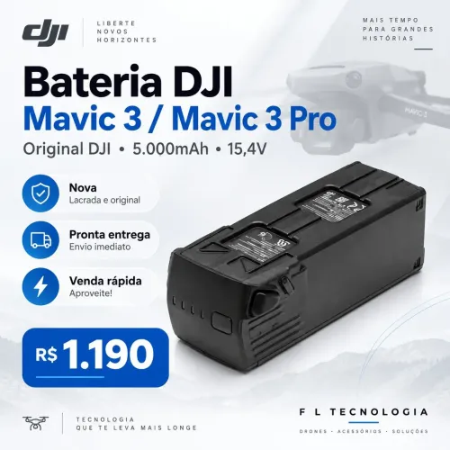 Bateria Original DJI Mavic 3 / Mavic 3 Pro