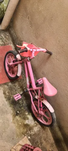 Bicicleta Infantil Feminina Rosa