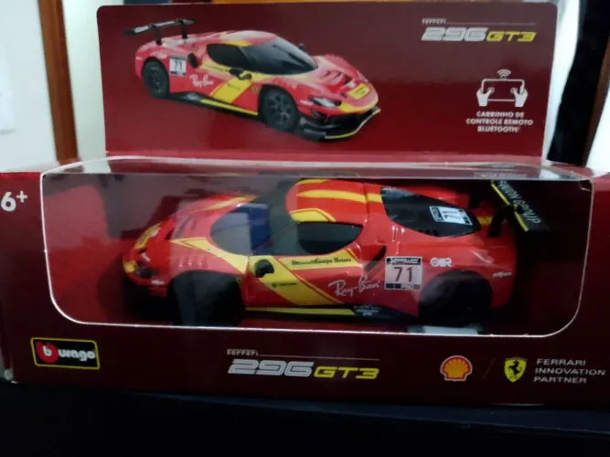 Miniatura Shell Ferrari 296 GT3 bluetooth