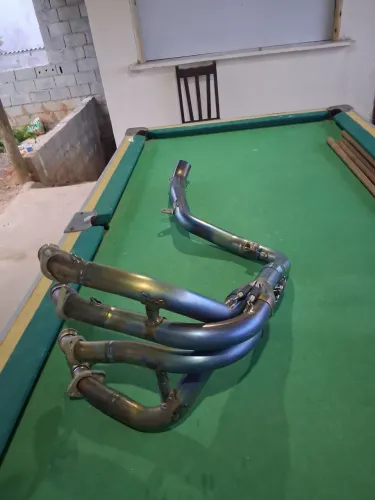 Escapamento esportivo full titânio, kawazaki z1000