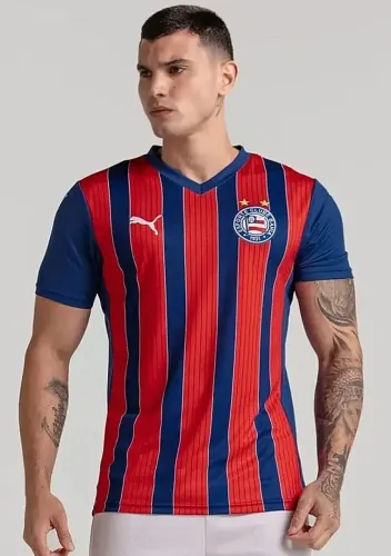 Camisa PUMA do BAHIA OFICIAL, TRICOLOR, Versão TORCEDOR<br>