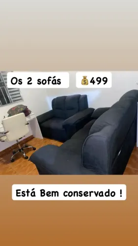 Sofá 3 e 2 lugares