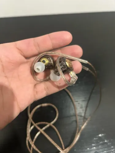 Fone KZ EDX Pro In-Ear com Fio e Gancho Auricular