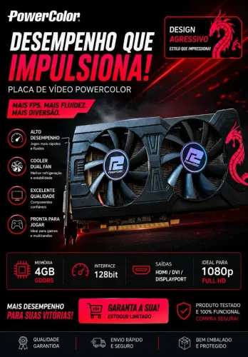 RX 570 4GB GDDR5 PowerColor