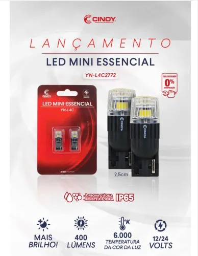 Led Cinoy mini projetor / meia luz / luz de posição/ t10