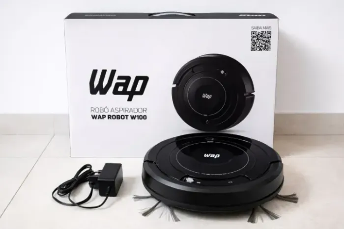 Robô Aspirador De Pó Wap Robot W100 3 Em 1