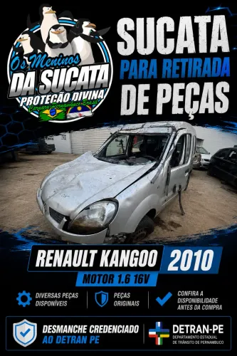Sucata Renault Kangoo Expres.sportway 1.6/1.6 Hi-flex 2010