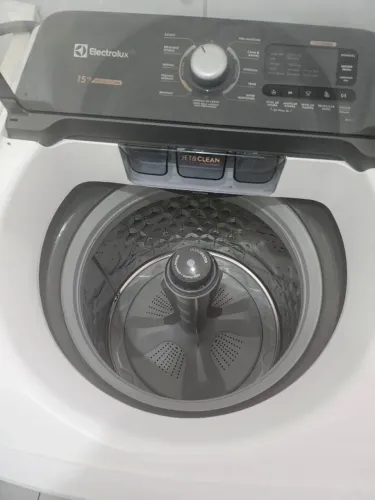 Lavadora de Roupas Electrolux 15kg Cesto Inox 11 Programas de Lavagem Branco Premium Care 