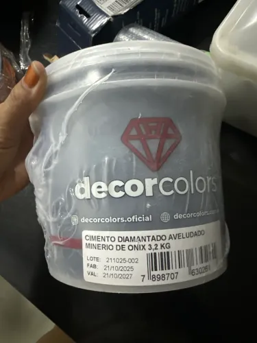 Cimento Queimado Diamantado Minério de Ônix 3,2 kg