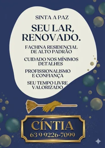 Realizo faxina Residencial e Comercial