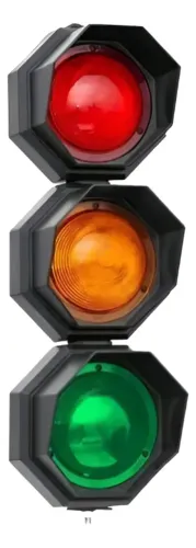 Semáforo Led Sinalizador Trio Sft100 Gp Control