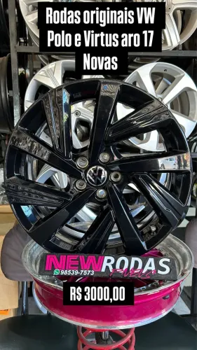 Rodas novas originais VW aro 17 Polo e Virtus 