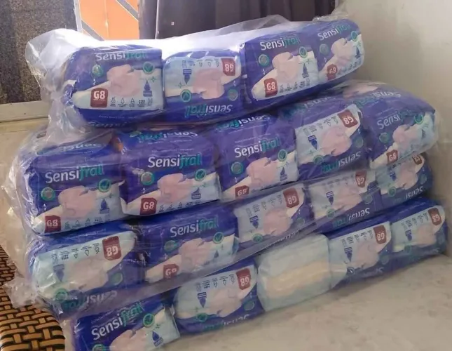 Fralda geriátrica você escolhe ou G ou M