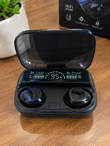 Fone Bluetooth M10 TWS V5.3 Sem Fio | Earbuds | Display Digital | Estojo Carregador