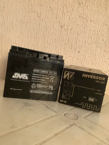 BATERIA SELADA 12V/18Ah NOBREAK INVERSOR 300 VA