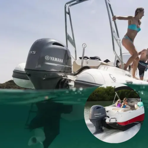 Motor Yamaha 115hp COMANDO CINZA