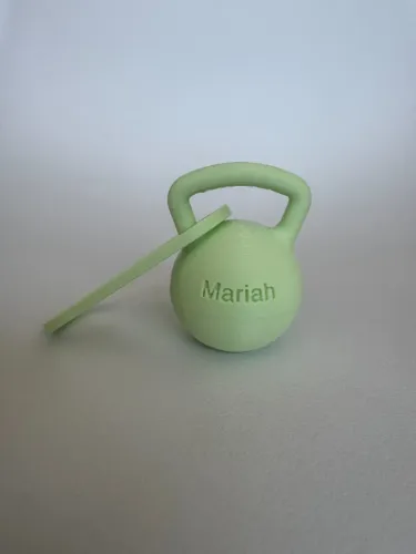 Porta Anéis Kettlebell Personalizado | Presente Fitness