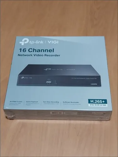 Gravador de Vídeo TP-Link NVR 16 Canais para Vigilância em Rede Ultimas unidades