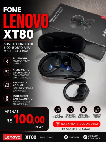 Fone Bluetooth xt80