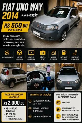 Fiat Uno WAY 1.0 EVO Fire Flex 8V 5P 2014