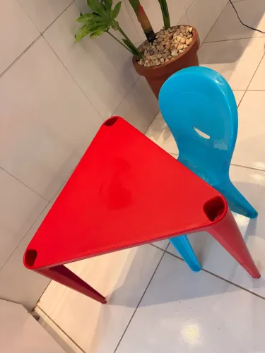 Mesinha e cadeirinha infantil Tramontina 
