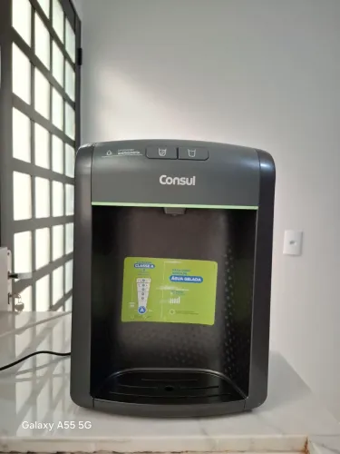 Purificador de Água Consul Cinza,com Proteção Antibactérias - CPB34AF + FILTRO NOVO
