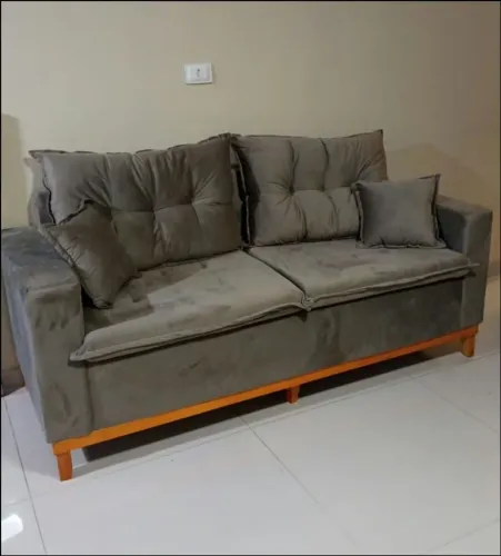 Sofa 3 Lugares Egito 1.90 - Novo e Embalado!