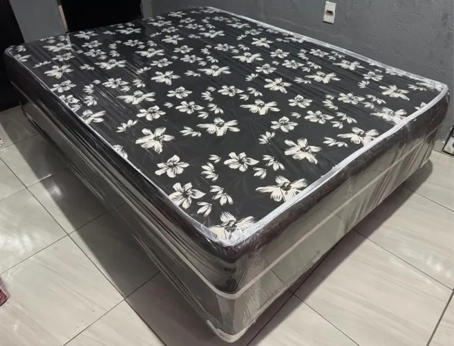 Cama box casal fazemos entrega 