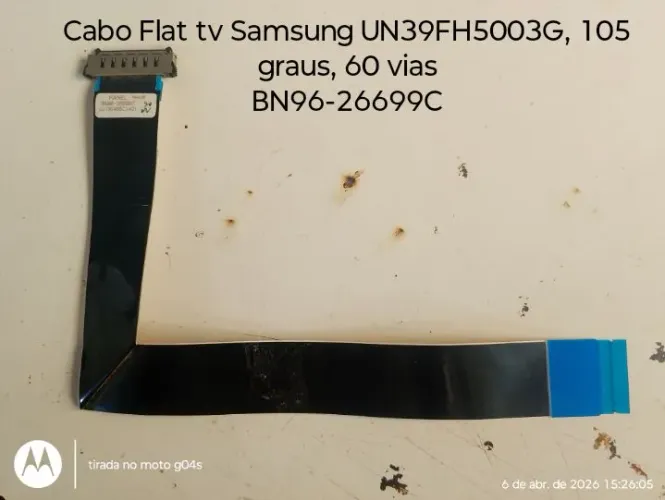 Cabo Flat tv Samsung Uan39FH5003G