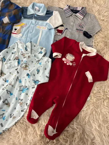 Lote de roupas bebê RN P