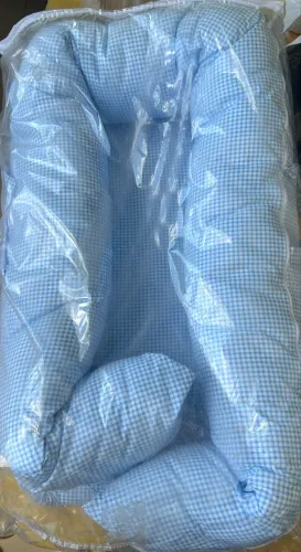 LINDO Ninho redutor AZUL Xadrez NOVO