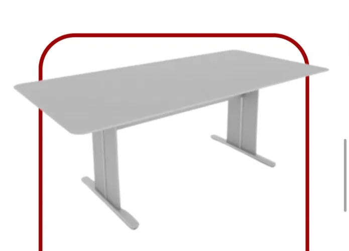 mesa de reunião cinza
