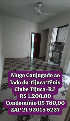 ALUGO APARTAMENTO (CONJUGADO) TIJUCA-RJ