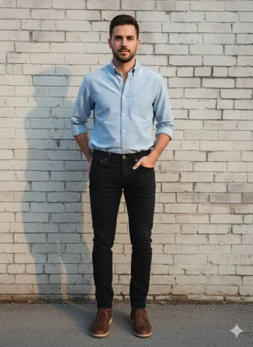 Calça masculina Lewi's preta original novíssima Skinny 